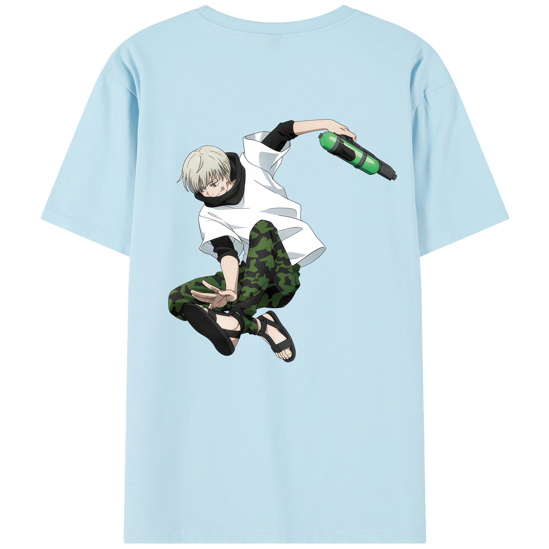 （画像用） 呪術廻戦 Jujutsu Kaisen 綿100％半袖Tシャツ（背面プリント）
